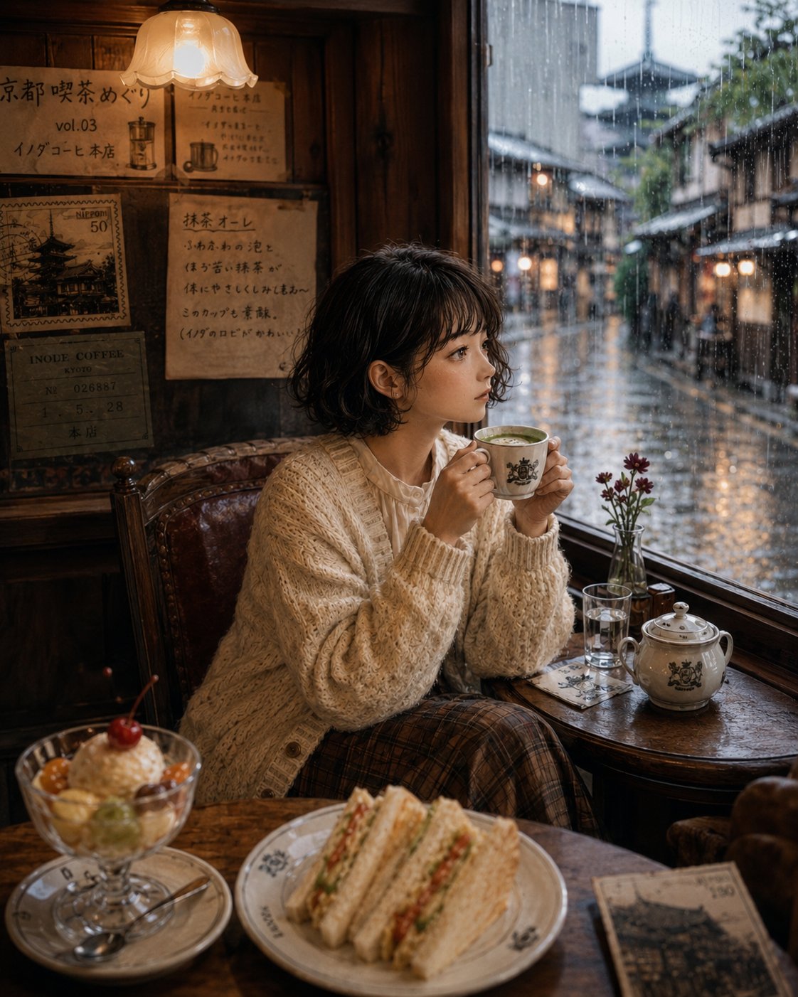 雨中京都复古咖啡馆 案例